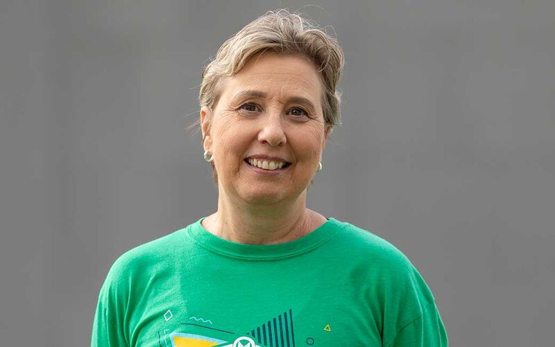 It has been five years since Kathryn VonAldenbruck was diagnosed with lung
cancer. She remains on an immunotherapy
regimen and continues to run.