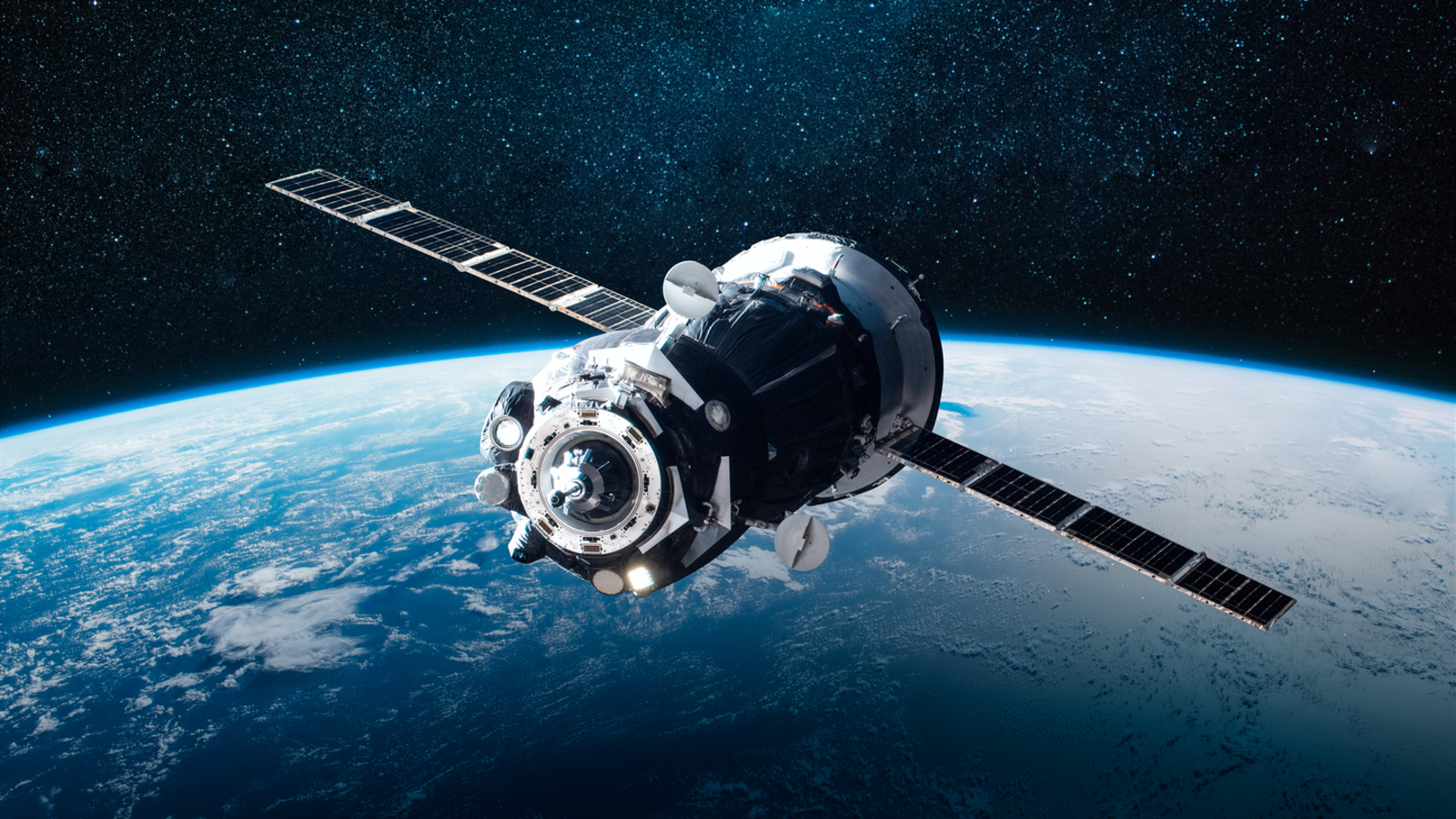 Satellite above earth