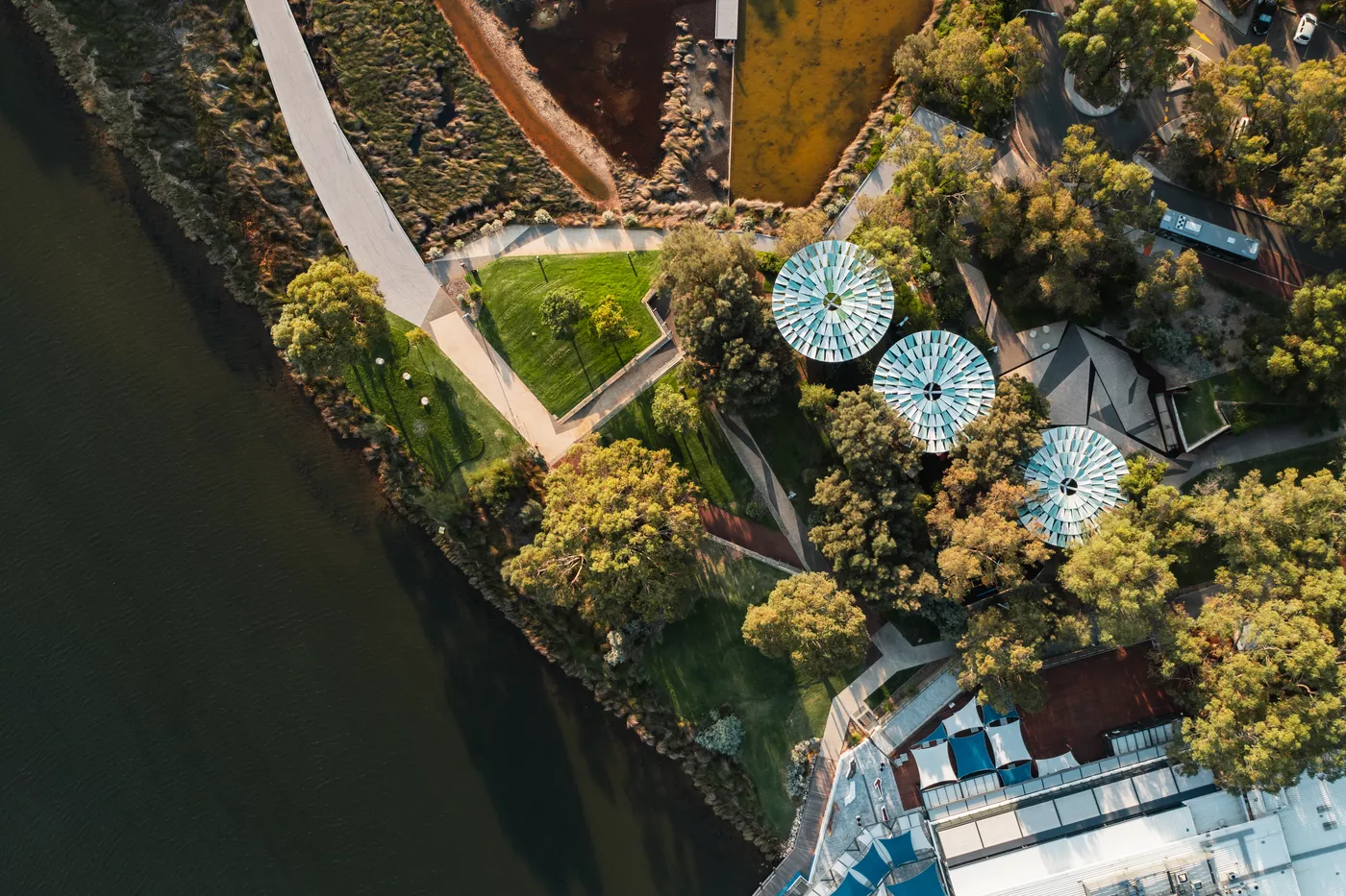Aerial view of Point Fraser