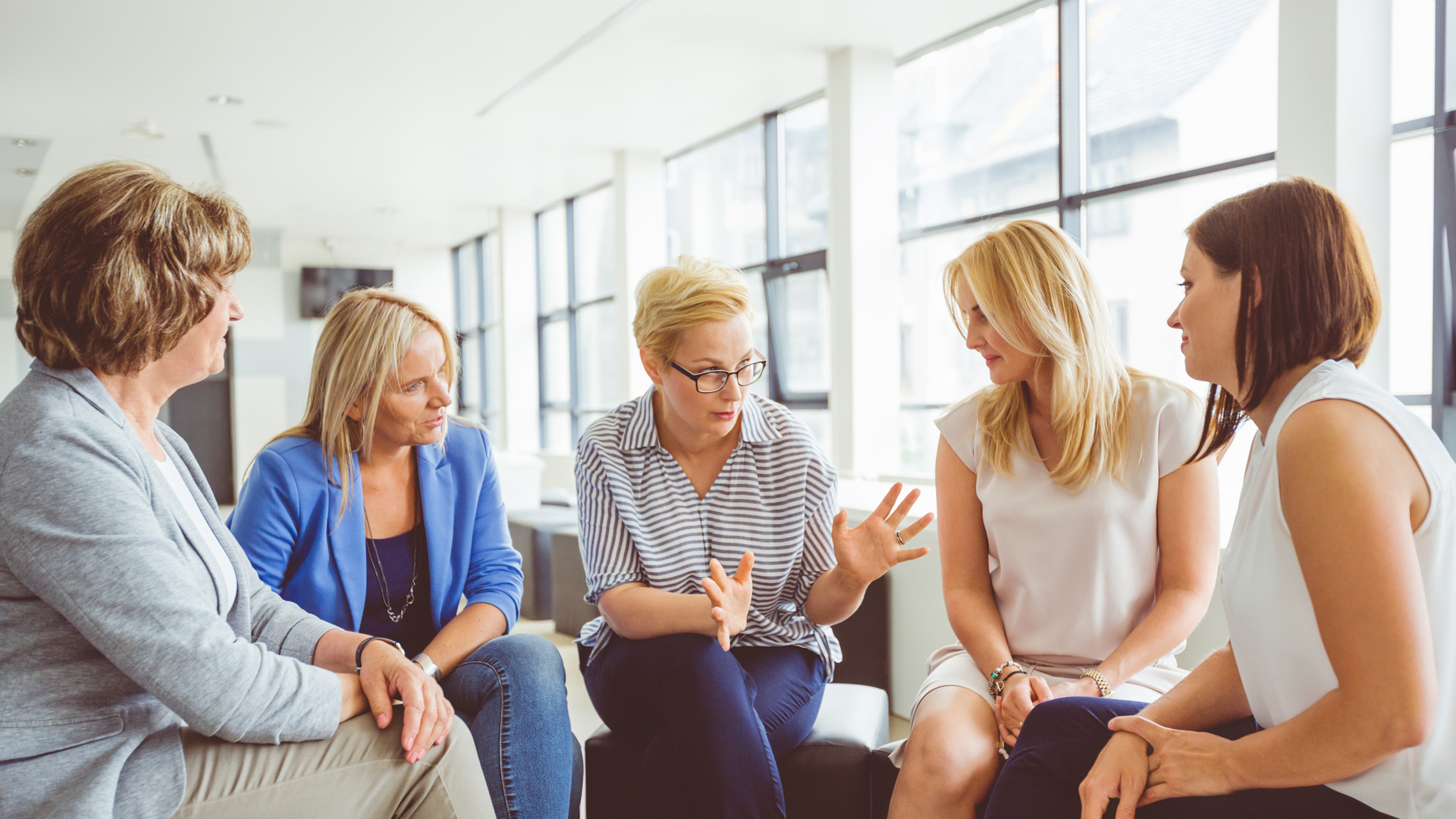 Mentoring session for women