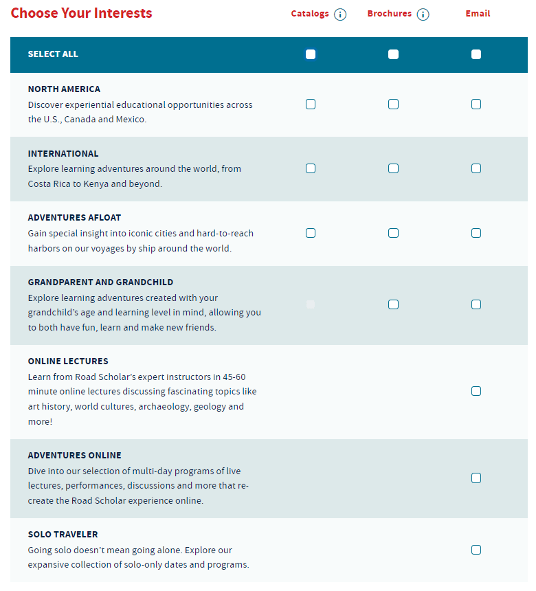 Mail and email preferences