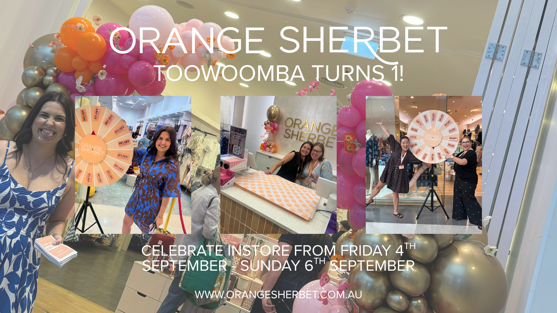 Orange Sherbet Toowoomba Turns 1!