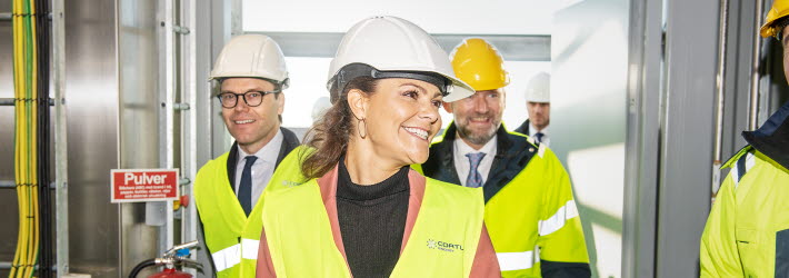 HKH kronprinsessan Viktoria och prins Daniel bes&ouml;ker H&ouml;gan&auml;s