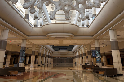 Interior photo of the Main lobby of the OCCC - this is a sponsorship opportunity