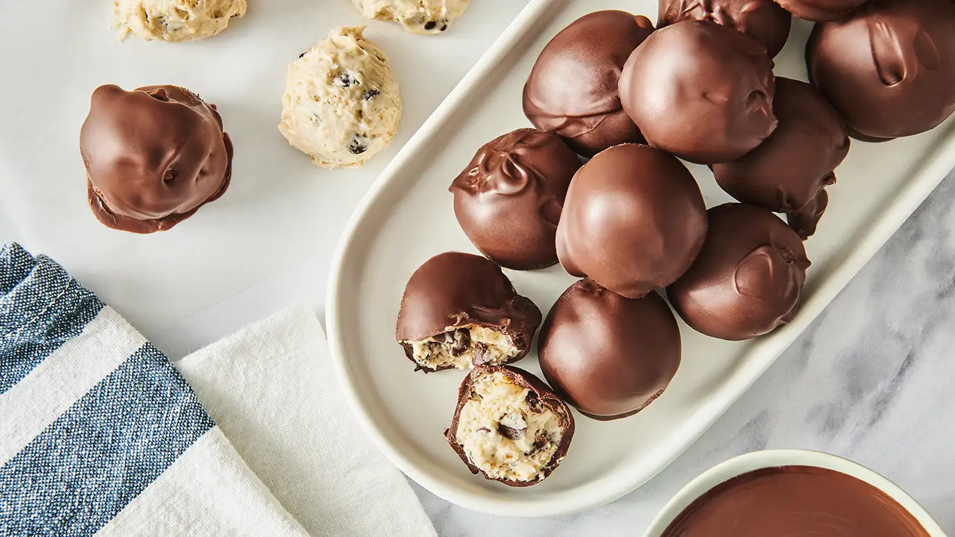 CHOCOLATE COVERED COOKIE DOUGH