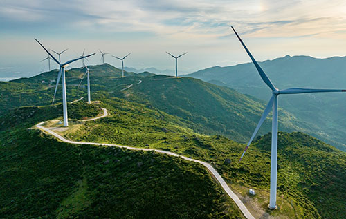 Windmills contributes to to fossil-free electricity
