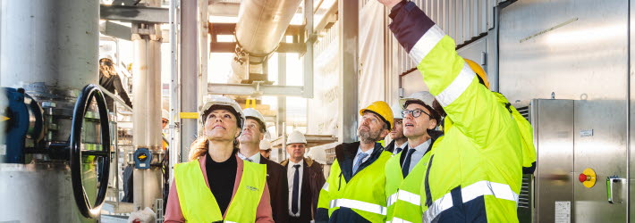 HKH kronprinsessan Viktoria och prins Daniel bes&ouml;ker H&ouml;gan&auml;s