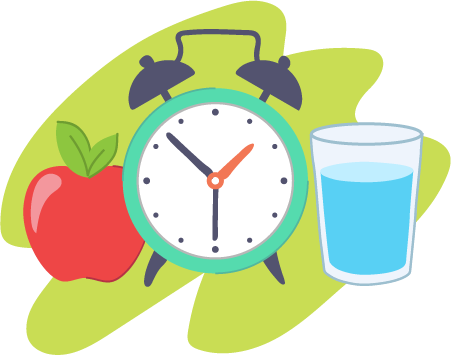 Take care of yourself and stick to a routine.