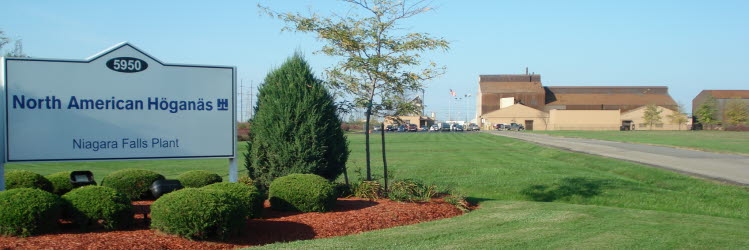 H&ouml;gan&auml;s' Niagara Falls plant