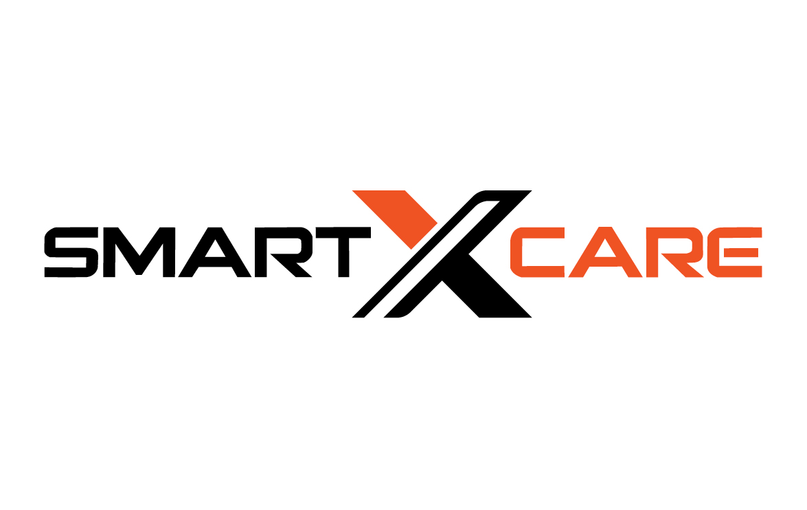 Smart X-Care logo on a white background.