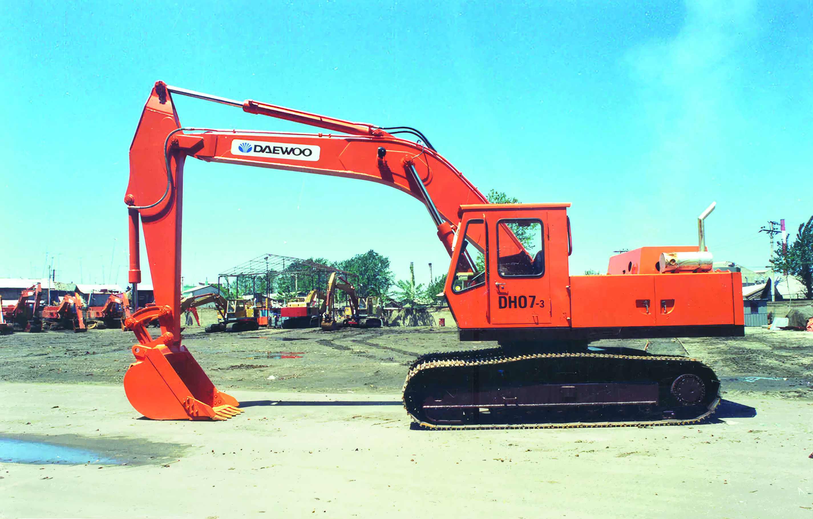 Produces first crawler excavator