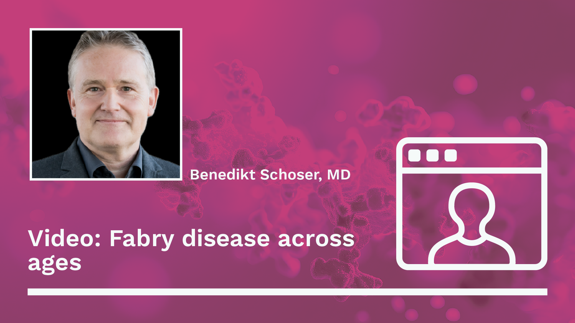 Professional headshot of Benedikt Schoser, MD.