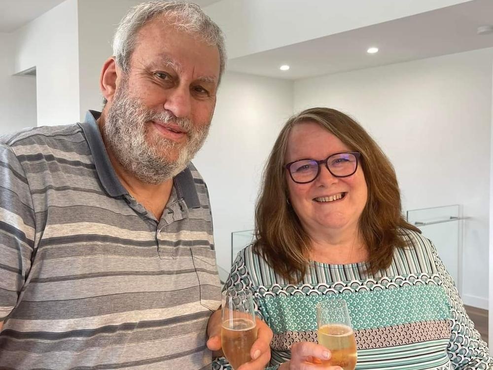 Karen & Lindsay - the winners of our Draw 519 Buderim Prize Home - celebrating their win
