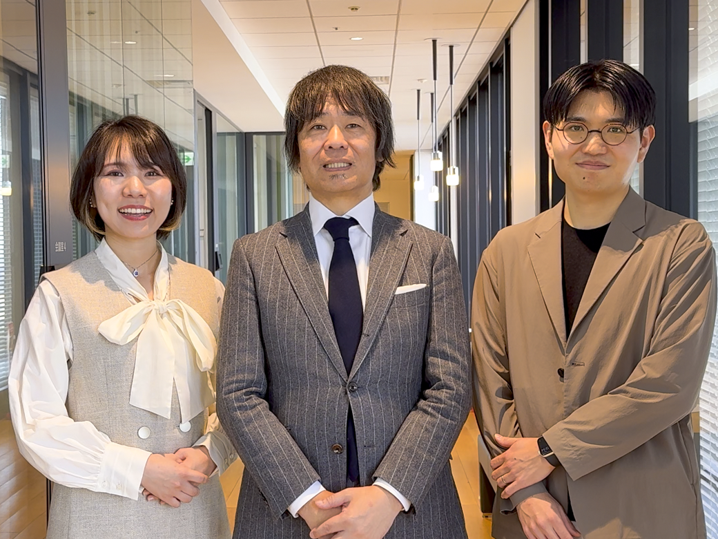 左から、福島さん、新井さん、薗田さん。