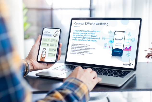Converge App Landing Page
