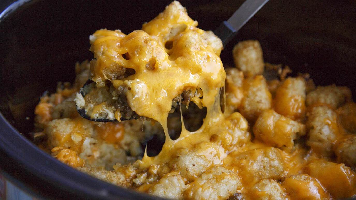 Slow Cooker Breakfast Tot Casserole