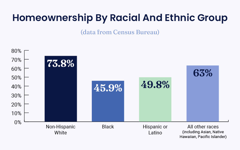 Homeownership by Radical and Ethnic Group graphic