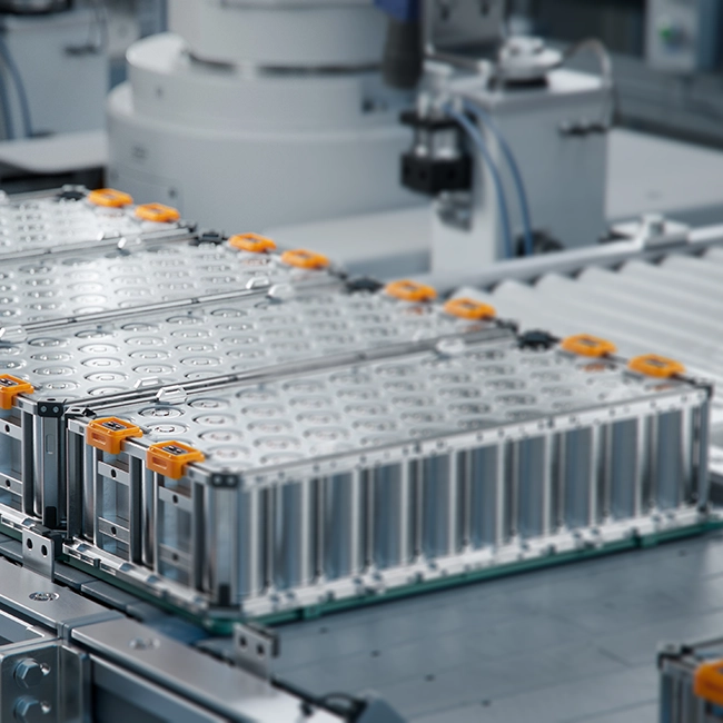 Iron powders for LFP battery manufacturing
