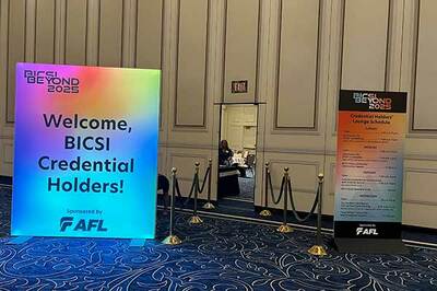 Example of the Credential Holders' Lounge at BICSI Beyond