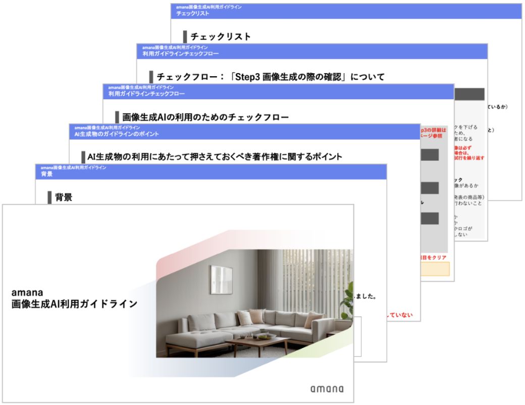 Generative AI guidelines used at Amana Inc.