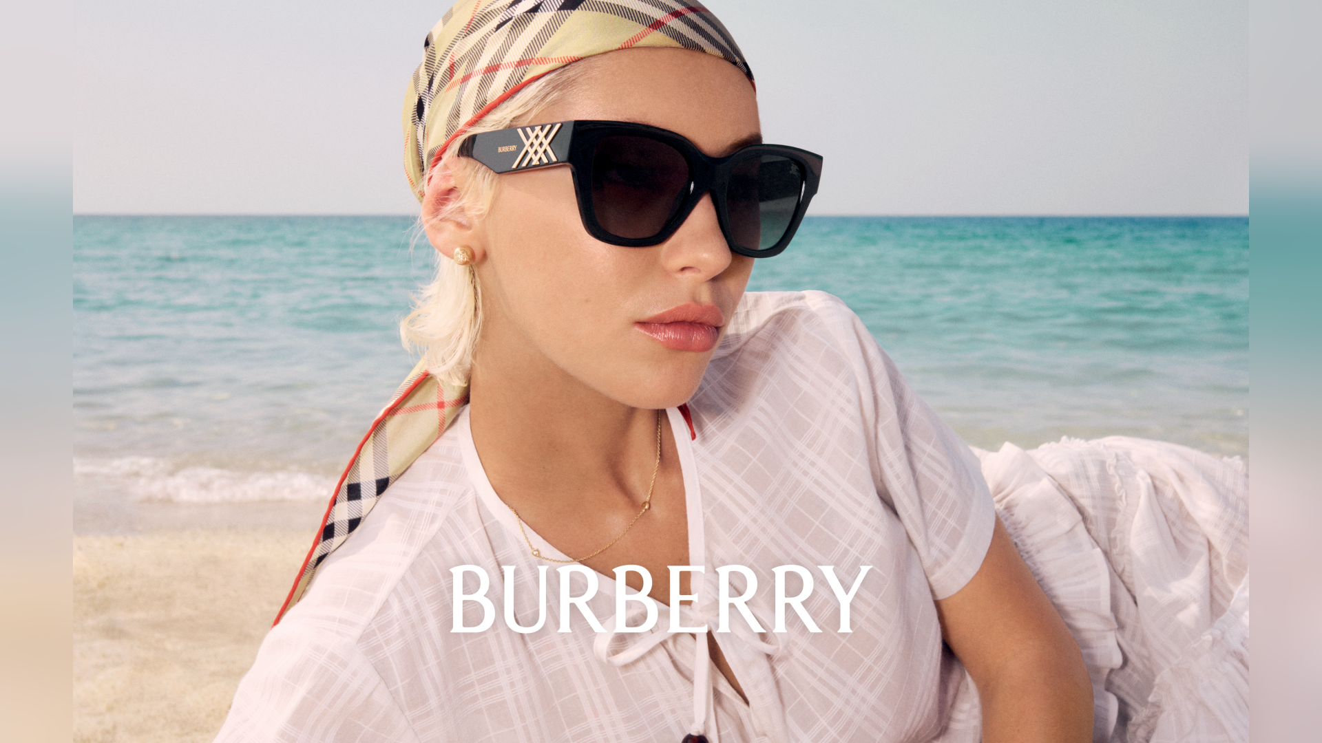 Burberry 2026 eyewear collection sunglasses at Sunglass Hut