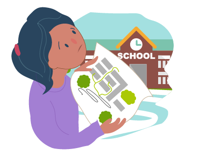 Finding your way around a new school