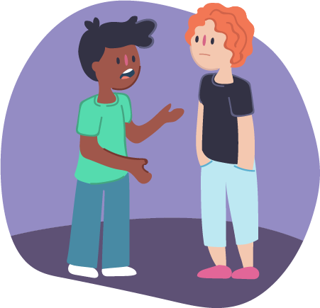 Talk to someone and get help when you need it
