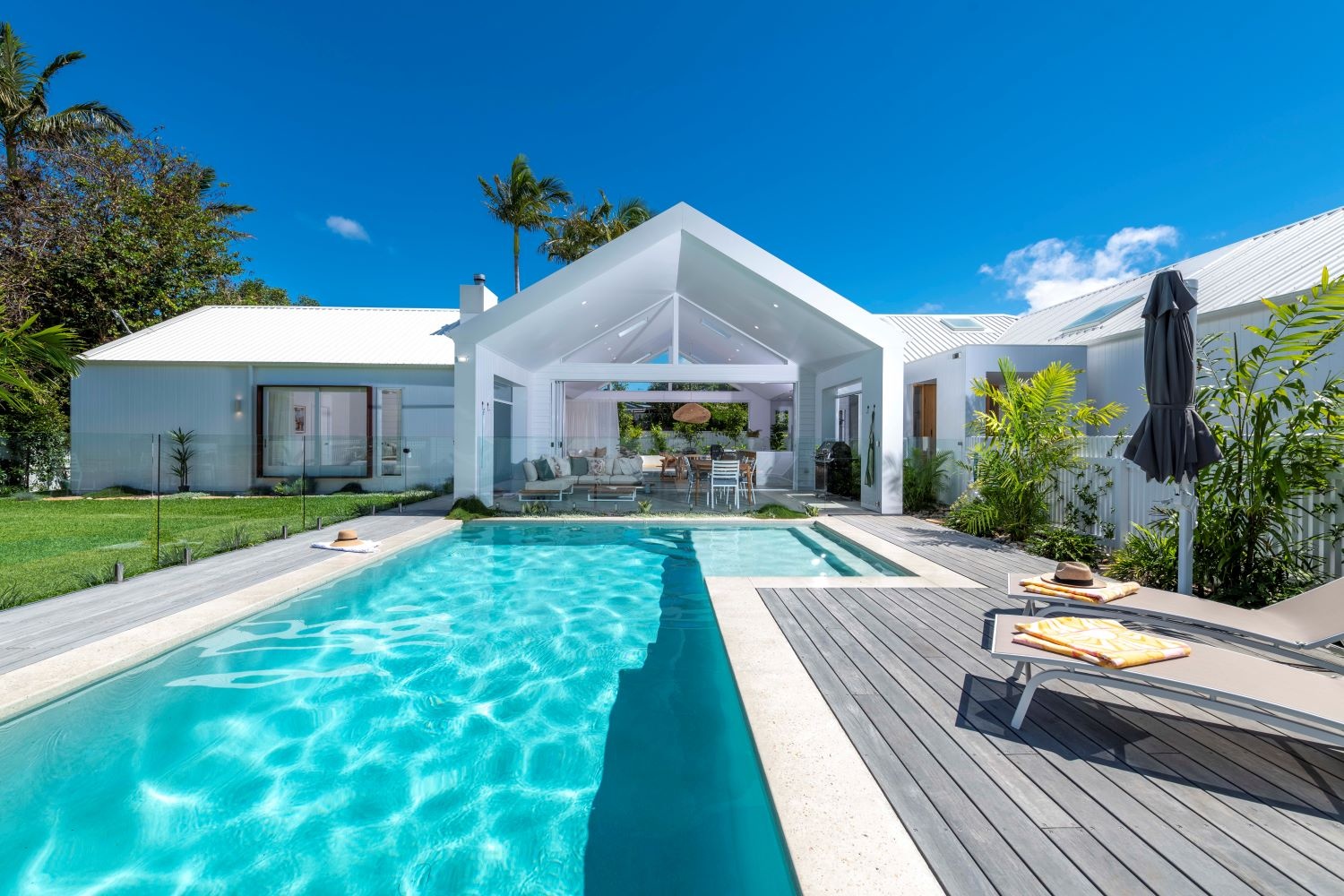 Prize Home Draw 515 back of house and pool area