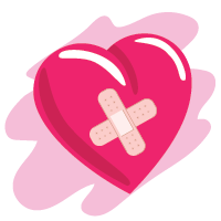 bandaid on a wounded heart