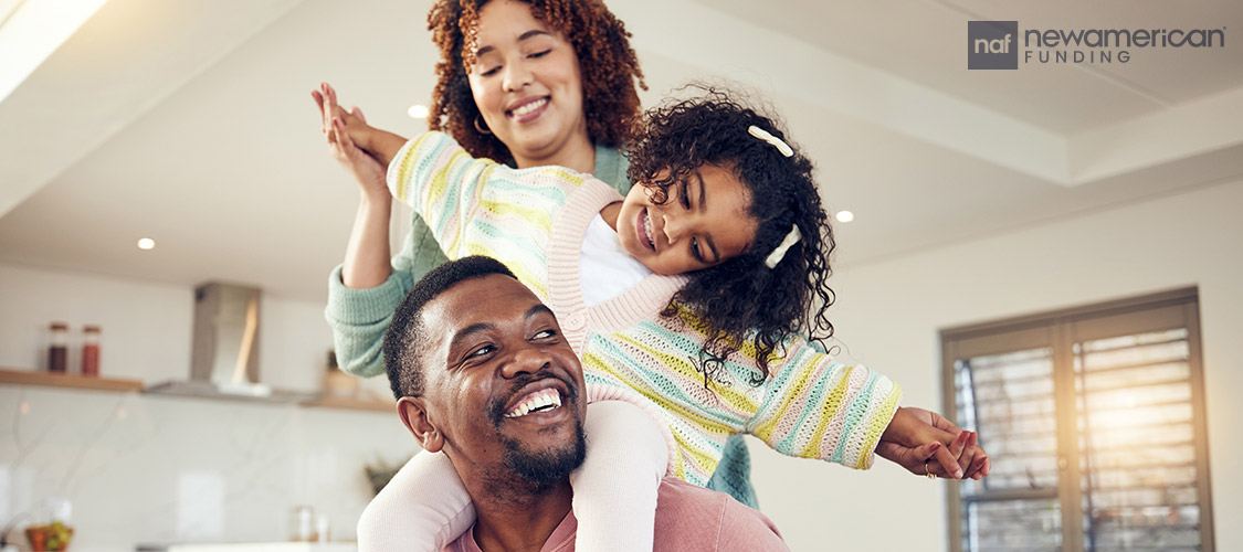 family hanging oout in the living room