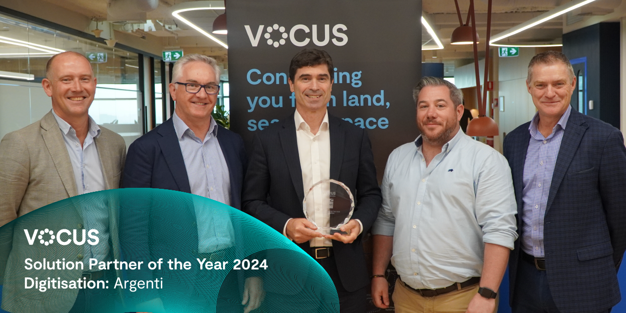 Image of Vocus Channel Partner Awards winners Argenti
