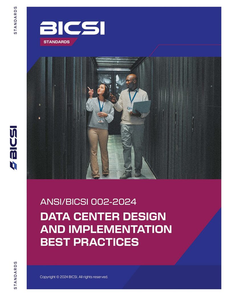 Cover image of ANSI/BICSI 002-2024 Standard