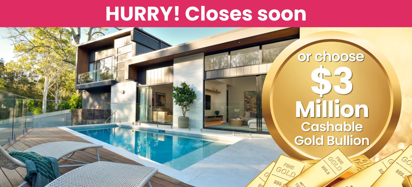 Win $3.7M Yourtown Draw 556 — Carrara, QLD prize home
