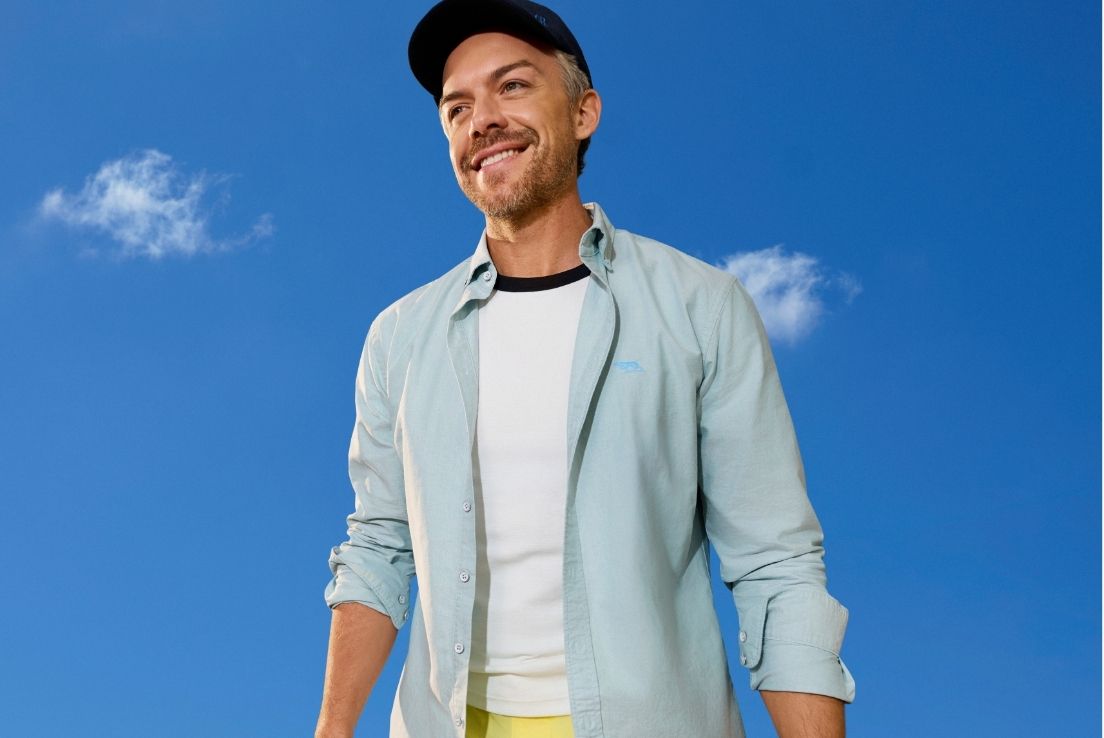 Man in spring 2026 fashion at Robina Town Centre
