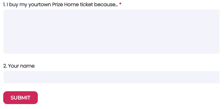 Survey on why I buy my ticket. Click to fill out the survey.
