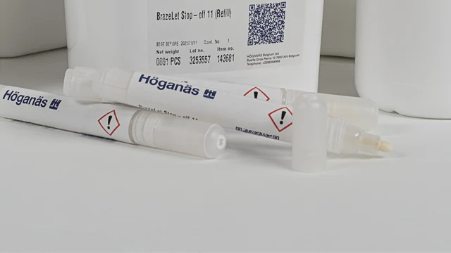 Brazing stop-off pen