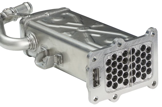 Reducing emissions in EGR coolers