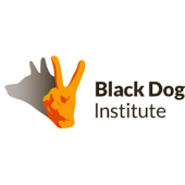 Black dog institute logo