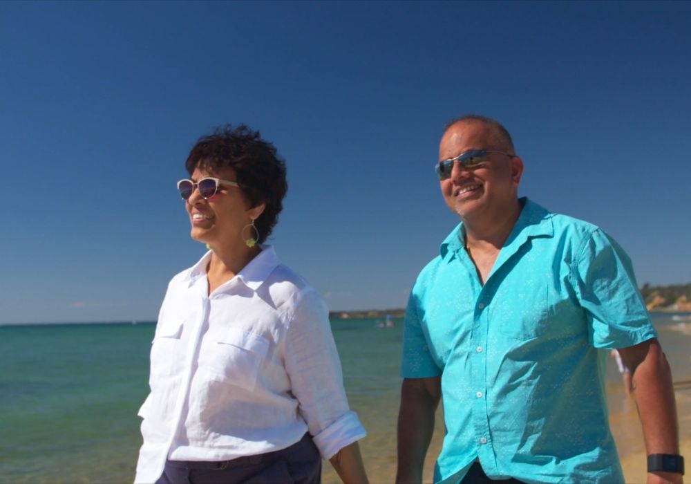 Winners' Brian and Tamara