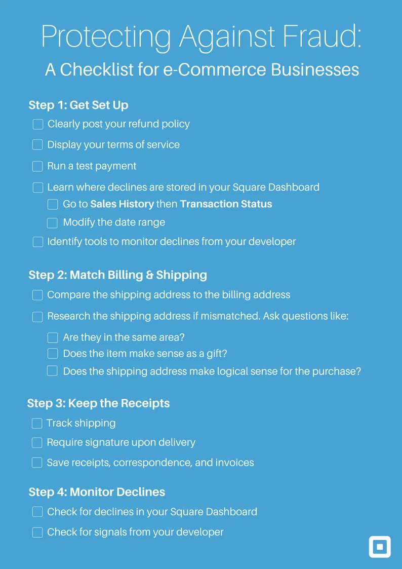 ecommerce checklist