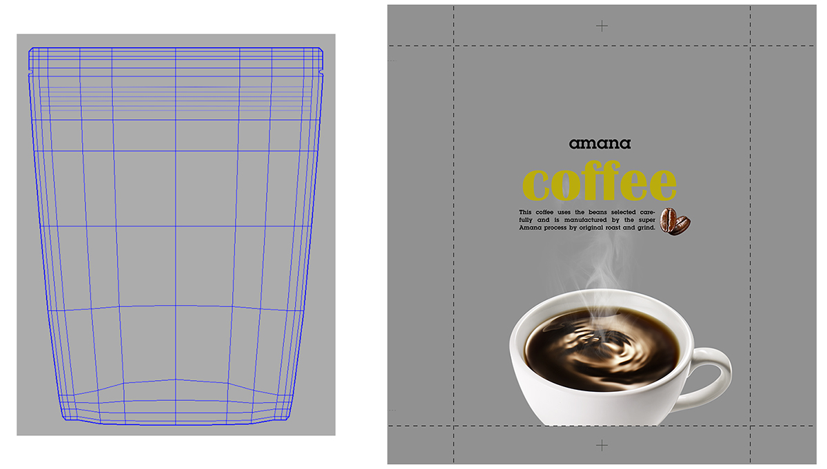 Product packaging model and design data