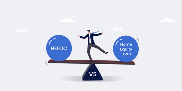 HELOC vs. Home Equity Loan graphic