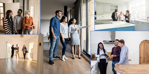 collage of homebuyers
