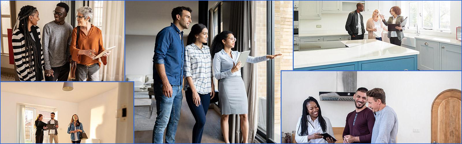collage of homebuyers
