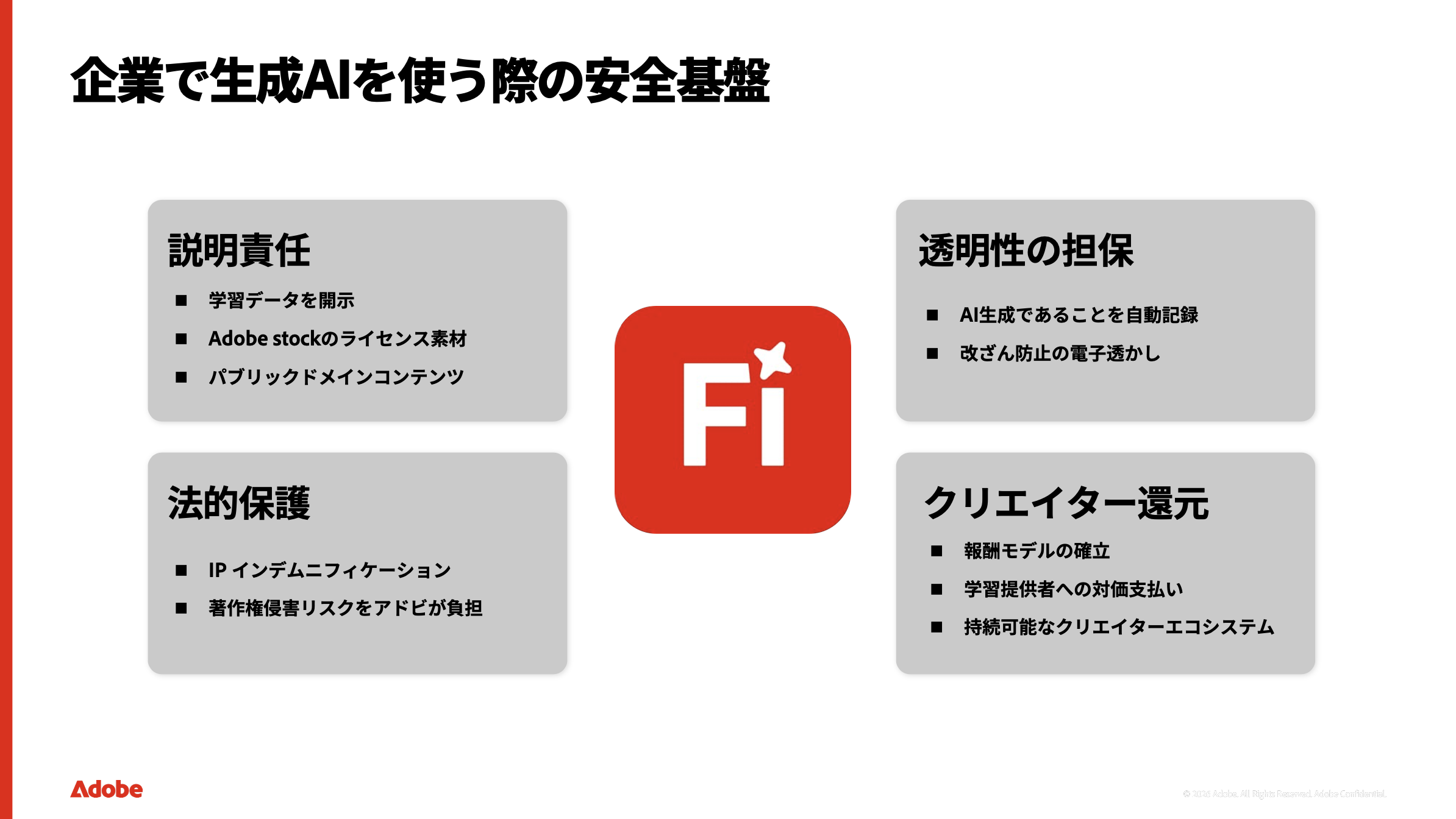 企業で生成AIを使う際の安全基盤