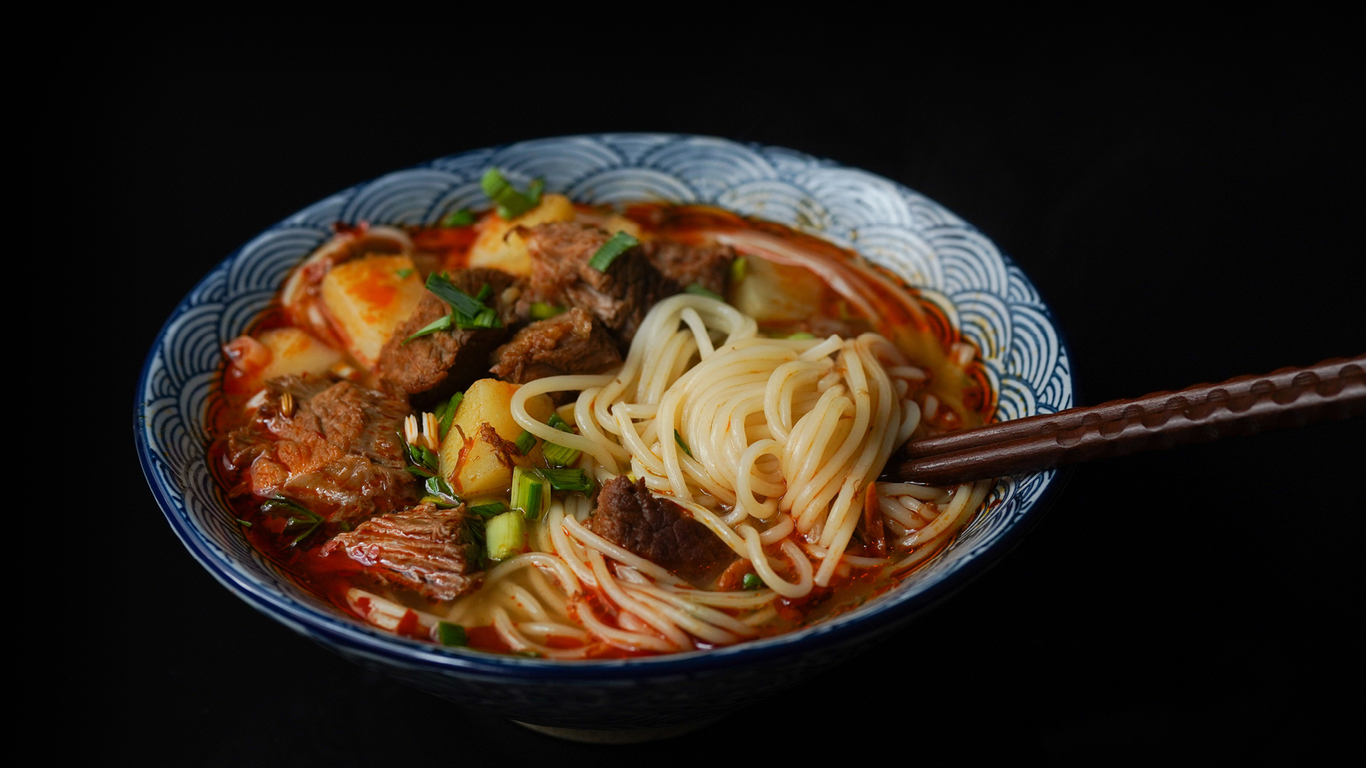 A bowl of beef and noodle soup | Tasty international cuisine at Pacific Epping