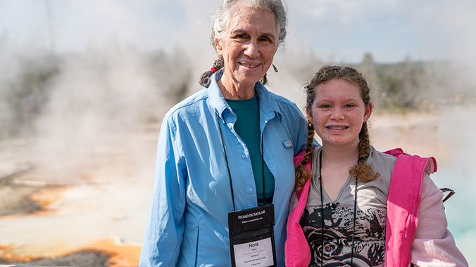 Wildlife and Geysers in Yellowstone with Your Younger Grandchild