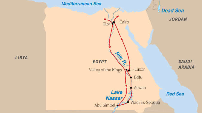 Cruising the Nile River in Egypt