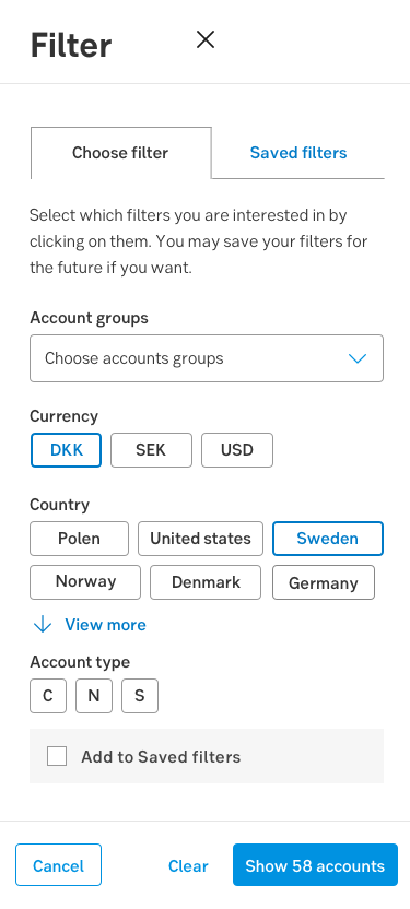 Example of how to use the section expander