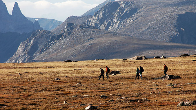 Hiking Beartooth Mountains Wyoming